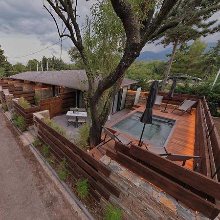 Sylvia Camping & Luxury Suites, Panel Hospitality Homes & Villas Litochoro Exteriér fotografie