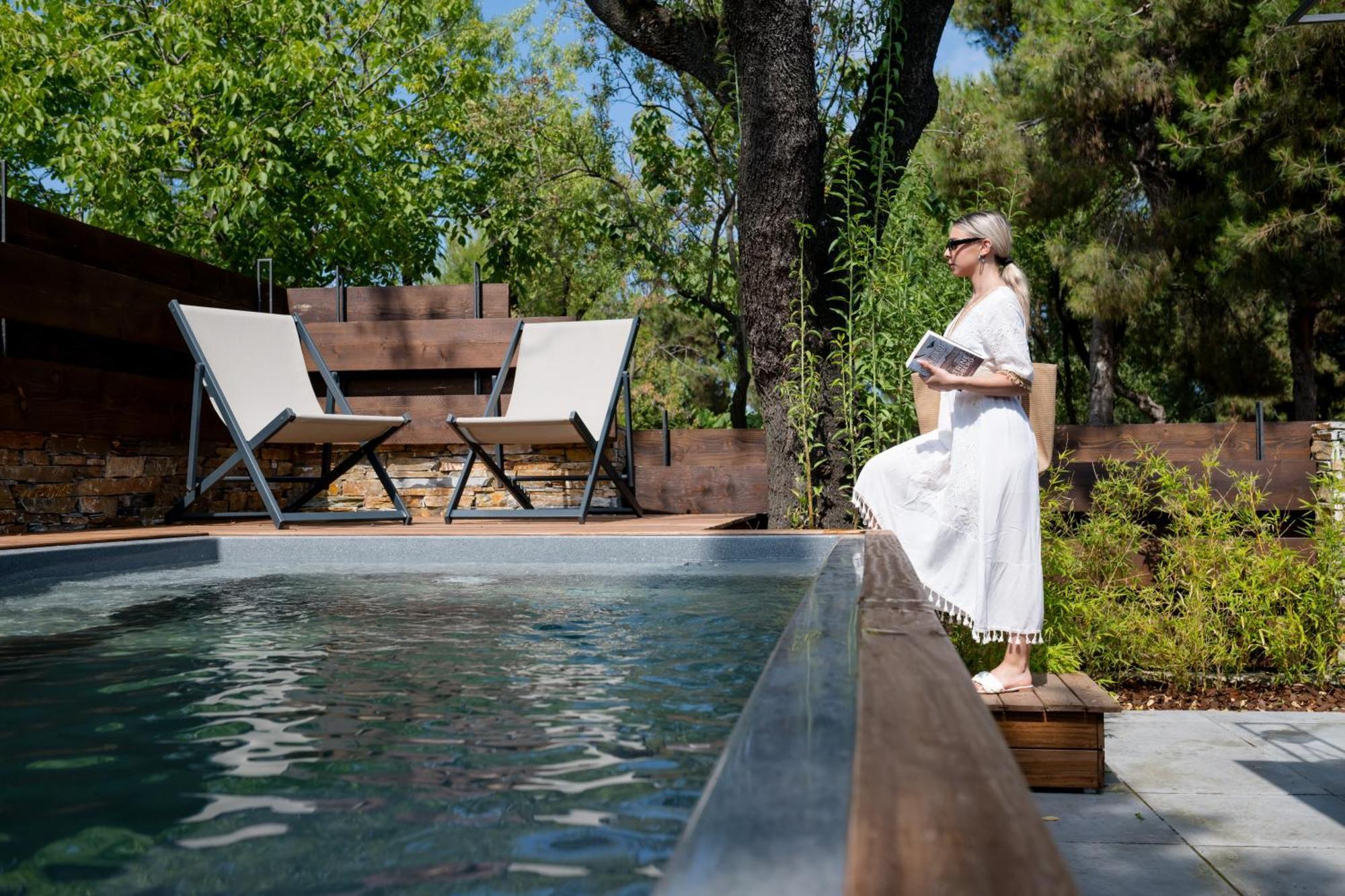 Sylvia Camping & Luxury Suites, Panel Hospitality Homes & Villas Litochoro Exteriér fotografie
