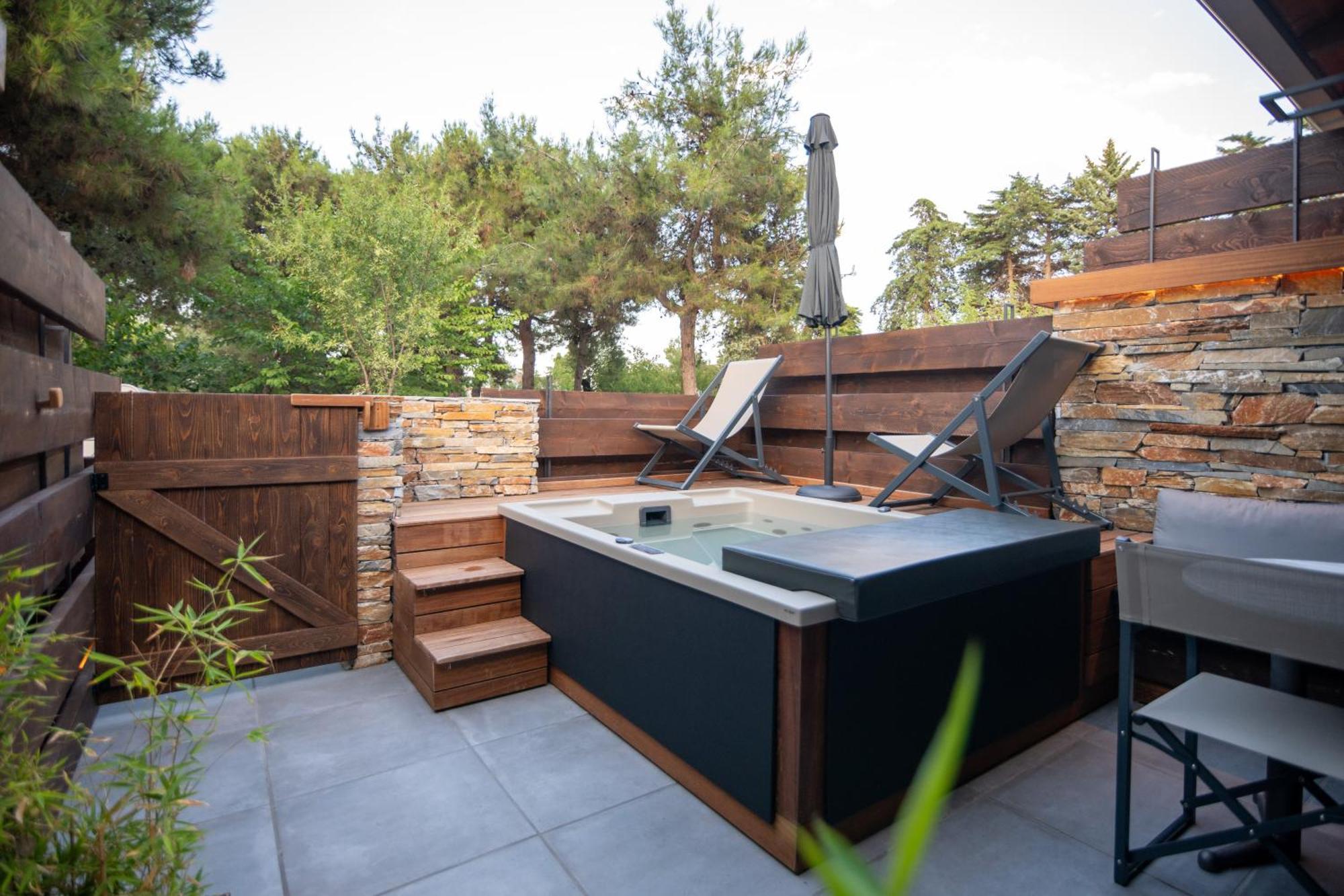 Sylvia Camping & Luxury Suites, Panel Hospitality Homes & Villas Litochoro Exteriér fotografie