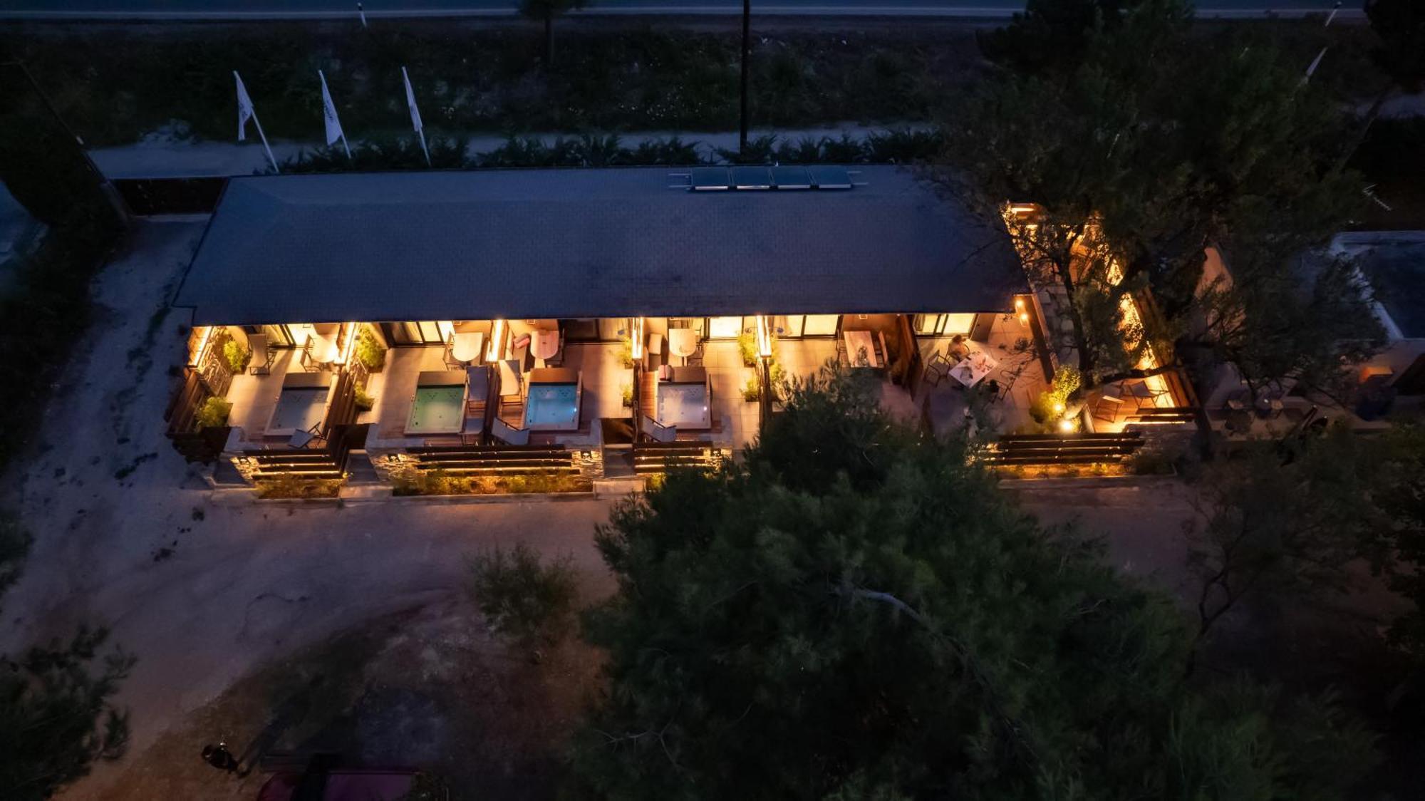Sylvia Camping & Luxury Suites, Panel Hospitality Homes & Villas Litochoro Exteriér fotografie
